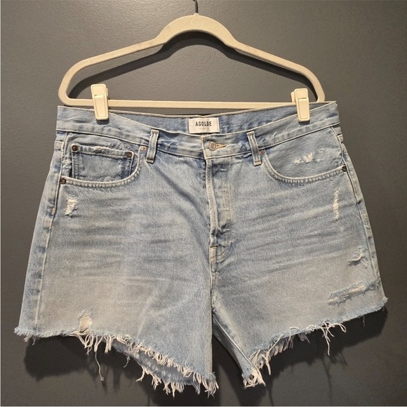 Agolde Pants - ❤️🔥AGOLDE - Light Blue Parker Long Denim Shorts - 32